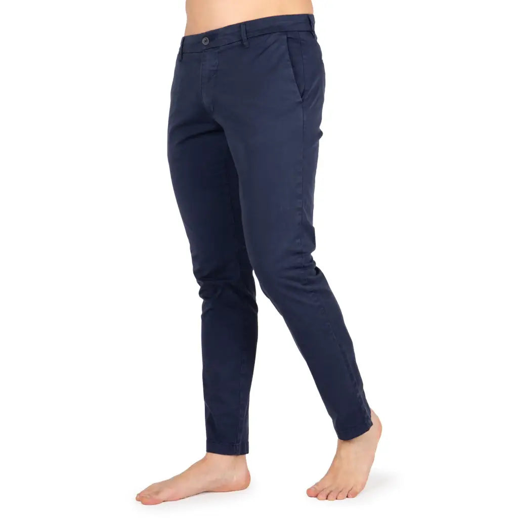 DATCH | Pantalone lungo casual uomo in cotone elasticizzato