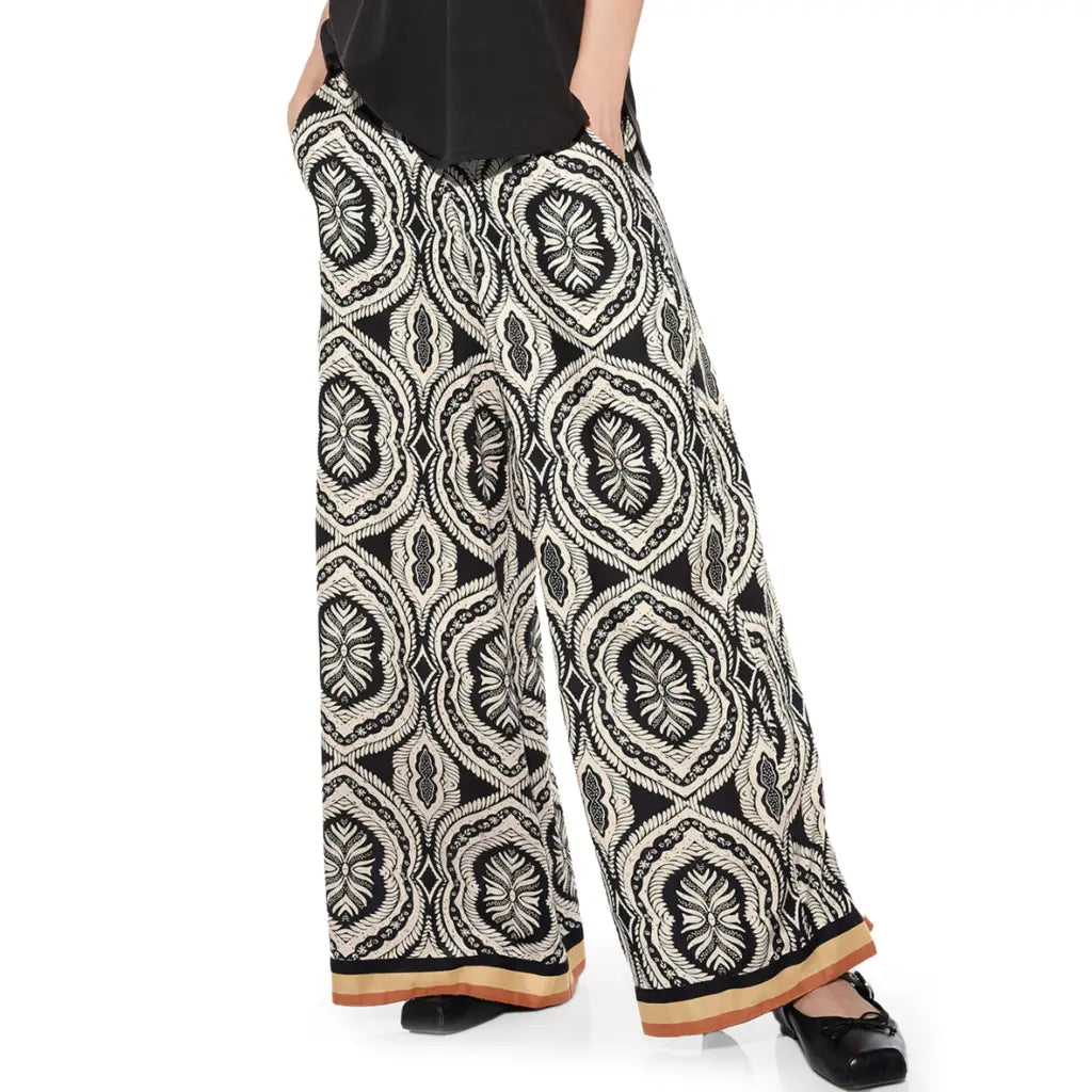 VERDISSIMA | Pantalone lungo donna ampio jaipur in viscosa