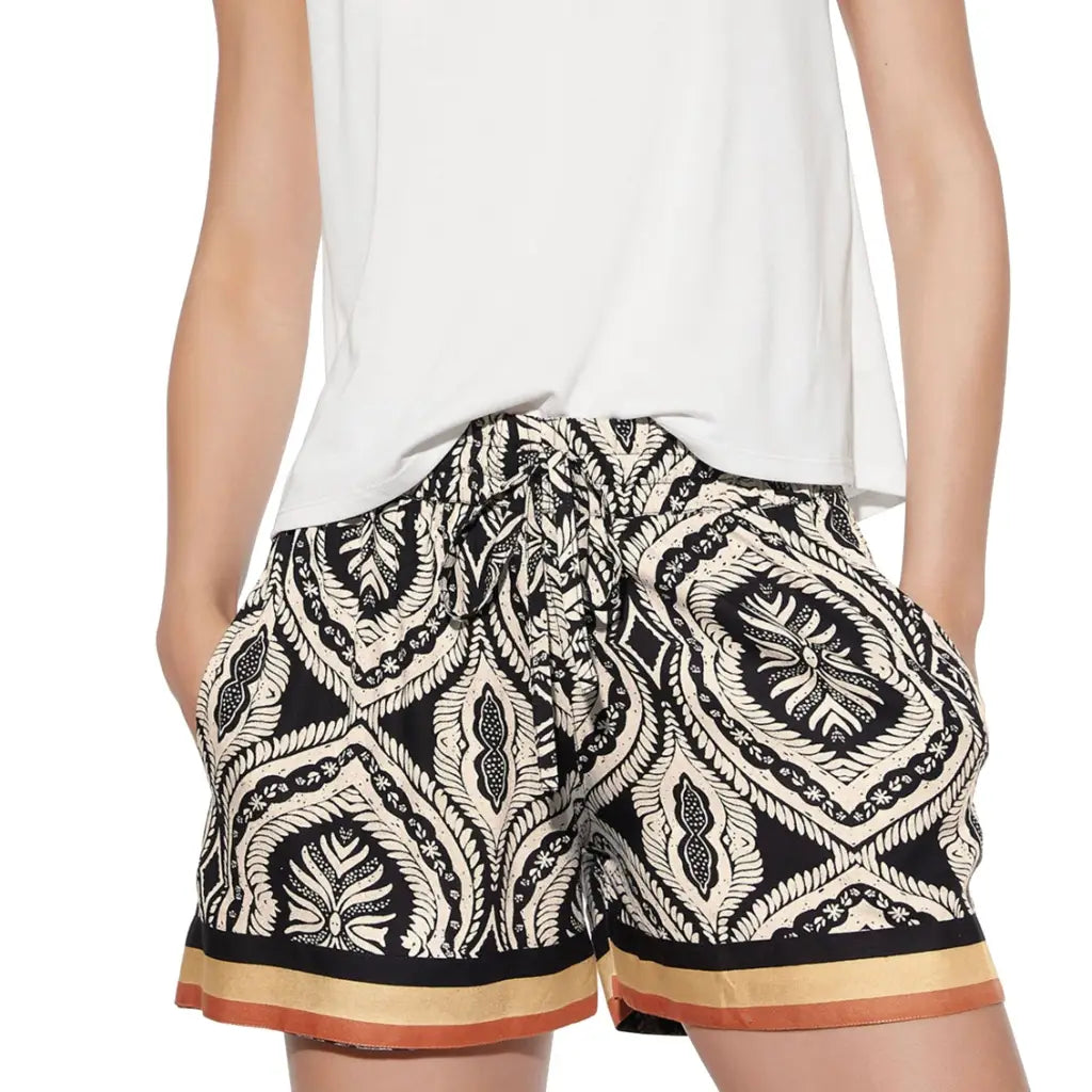 VERDISSIMA | Pantalone shorts corto donna Jaipur in viscosa