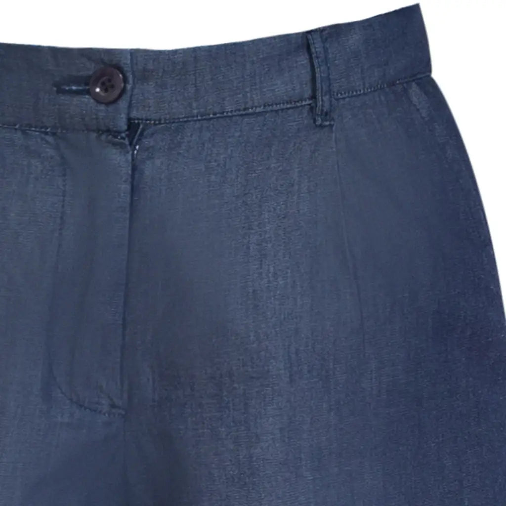 VERDISSIMA | Pantalone shorts donna in denim di cotone