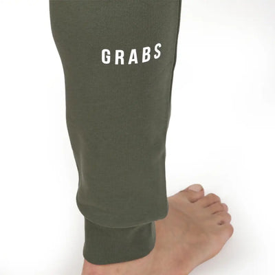 GRABS | Pantalone unisex modello tuta in cotone felpato