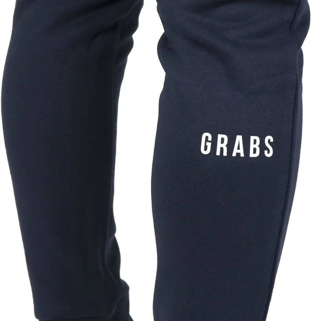 GRABS | Pantalone unisex modello tuta in cotone felpato