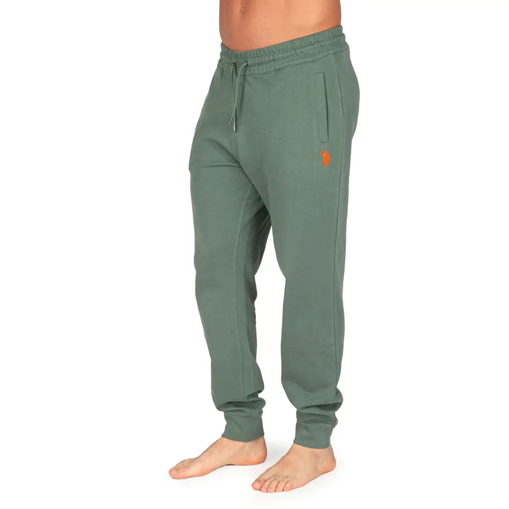 U.S. POLO ASSN. | Pantalone uomo sportivo lungo con polsini