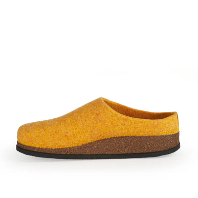 LE TIROLESI | Pantofole uomo in lana cotta con suola