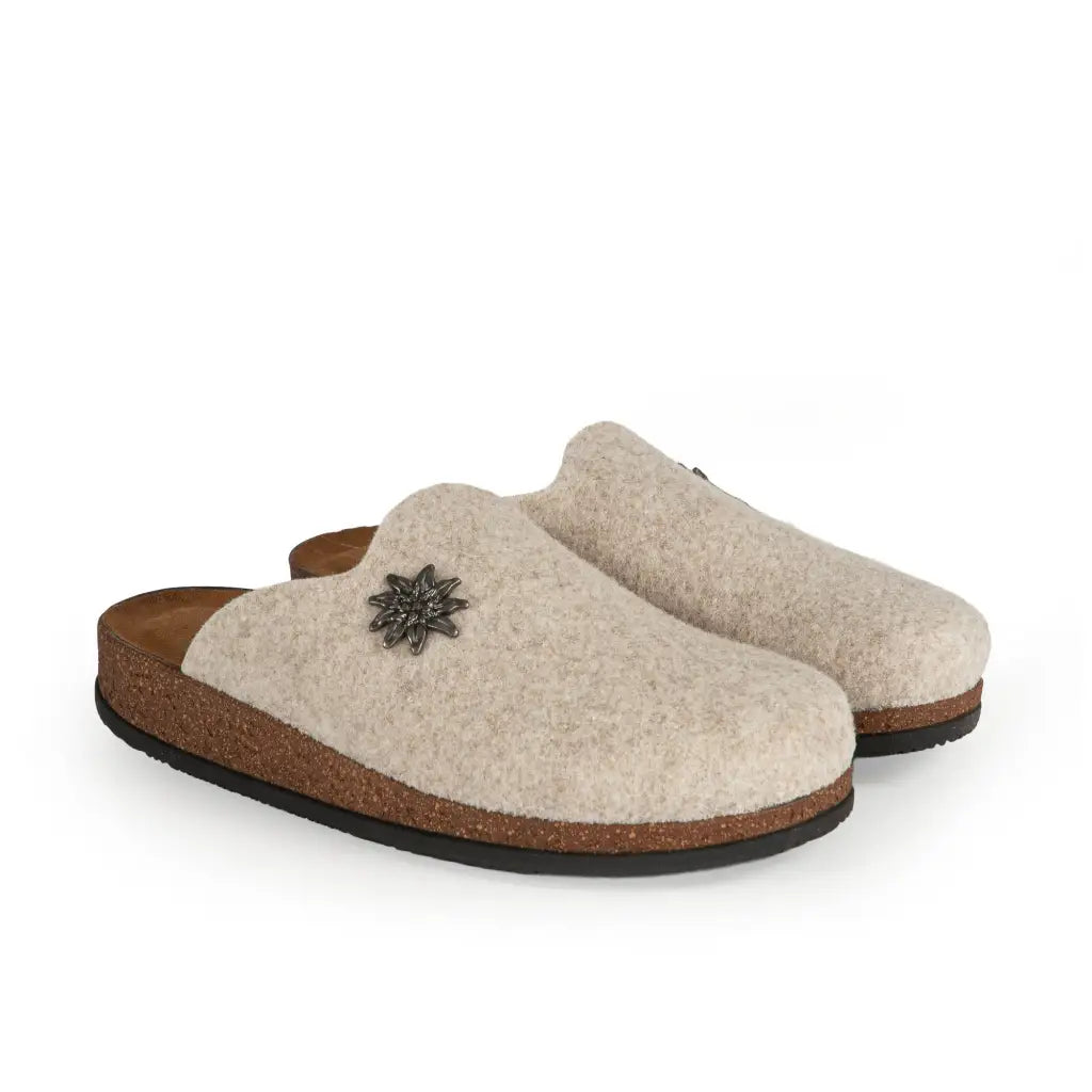 LE TIROLESI | Pantofole uomo in lana cotta | Le Tirolesi