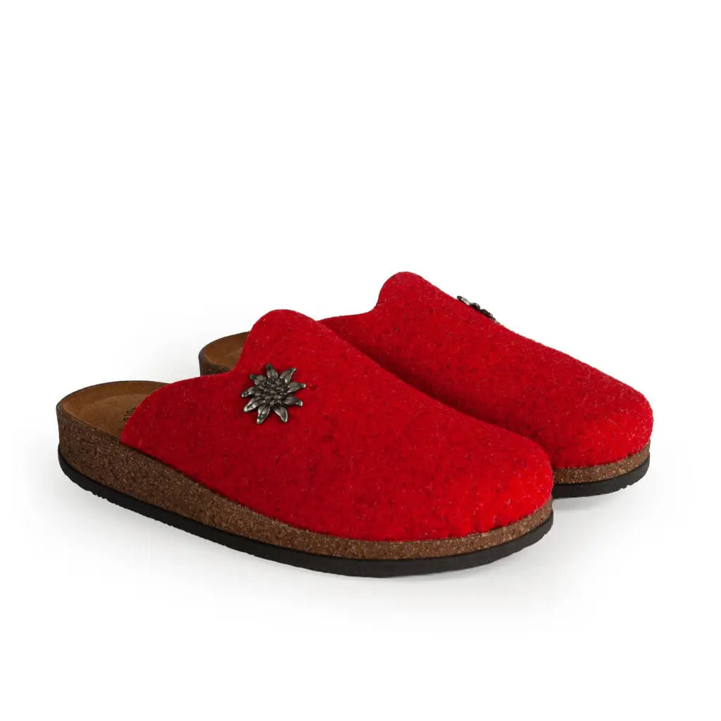 LE TIROLESI | Pantofole uomo in lana cotta | Le Tirolesi