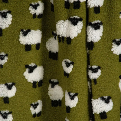 ZITA DEL FORTE | Pecorella plaid in Lana cotta