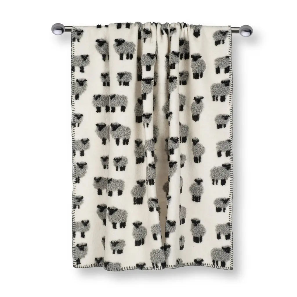 ZITA DEL FORTE | Pecorella plaid in Lana cotta