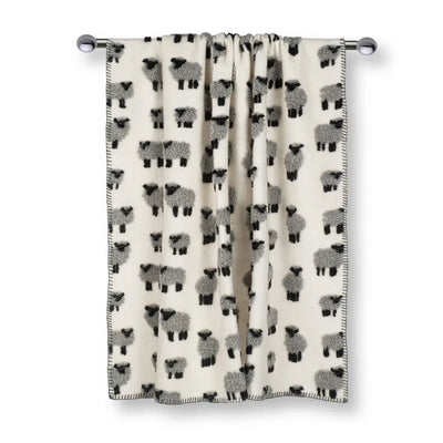 ZITA DEL FORTE | Pecorella plaid in Lana cotta