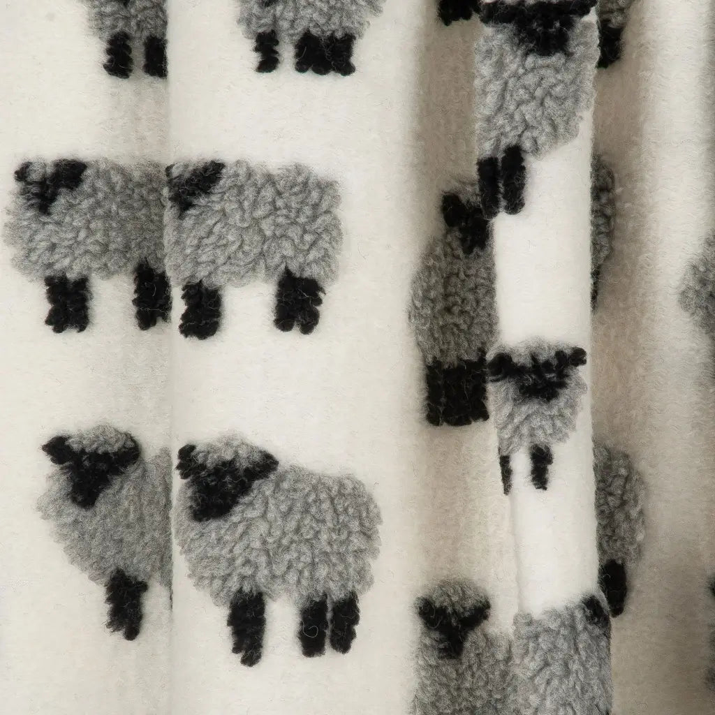 ZITA DEL FORTE | Pecorella plaid in Lana cotta