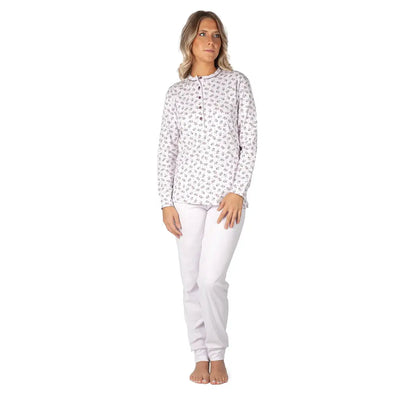 MARIOTTI LAB | PIGIAMA DONNA A SERAFINO IN FANTASIA POIS