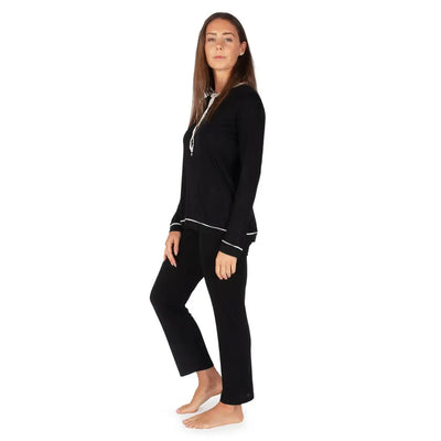 MARYPLAID - MARYHOME | Pigiama donna a serafino lungo