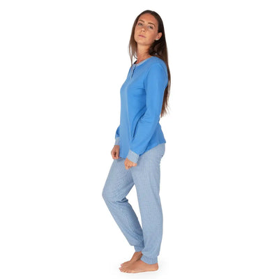 LINCLALOR | Pigiama donna a serafino a manica lunga