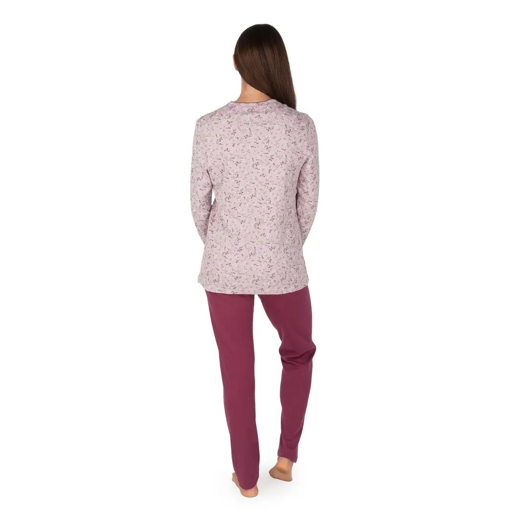 LINCLALOR | Pigiama donna a serafino a manica lunga