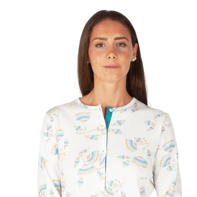 LINCLALOR | Pigiama donna a serafino a manica lunga