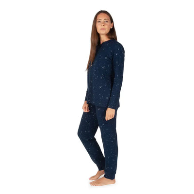 MARYPLAID - MARYHOME | Pigiama donna a serafino a manica