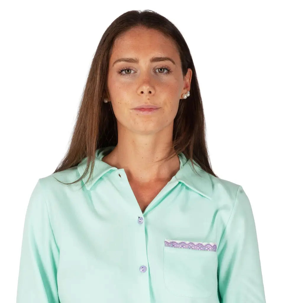 LINCLALOR | Pigiama donna aperto a manica lunga