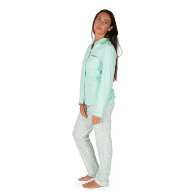 LINCLALOR | Pigiama donna aperto a manica lunga