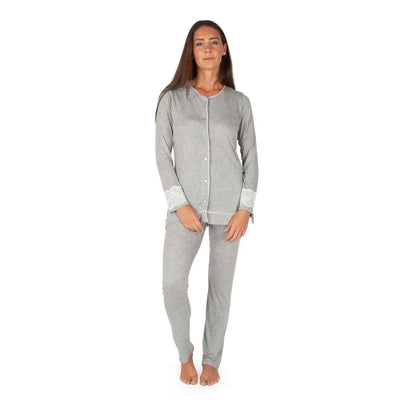 MARYPLAID - MARYHOME | Pigiama donna aperto davanti