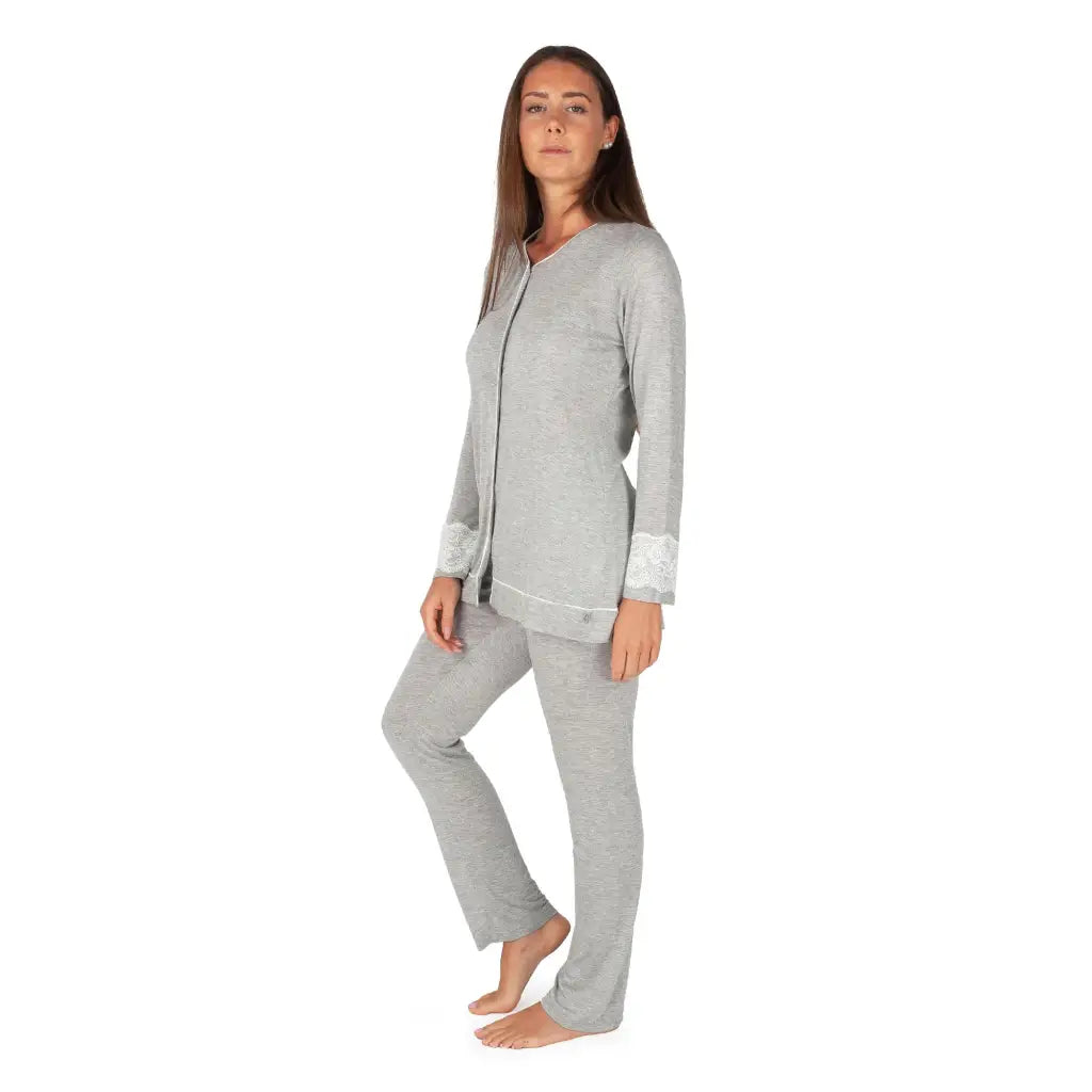 MARYPLAID - MARYHOME | Pigiama donna aperto davanti