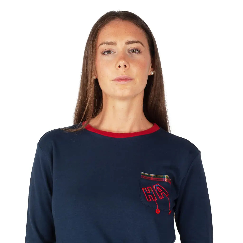 MARYPLAID - MARYHOME | Pigiama donna paricollo a manica