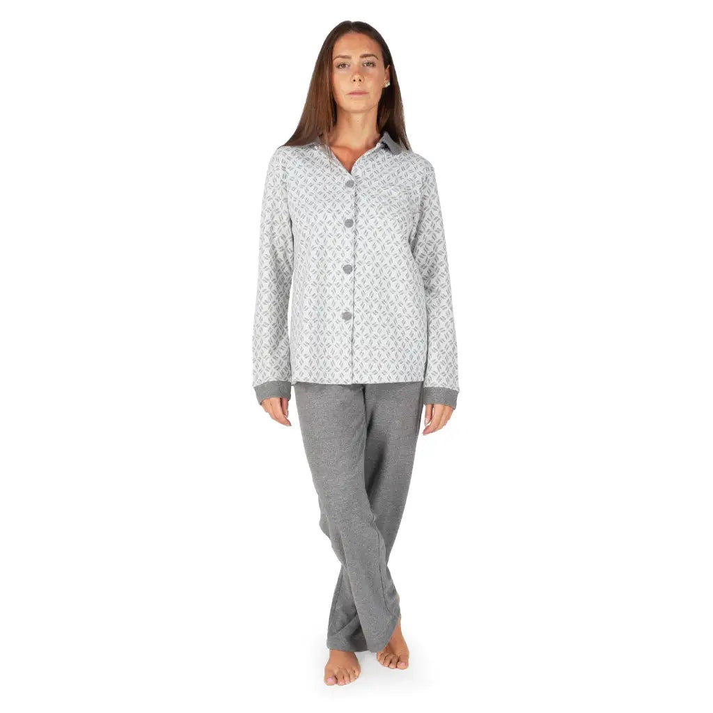 MARYPLAID - MARYHOME | Pigiama tuta casa donna aperto