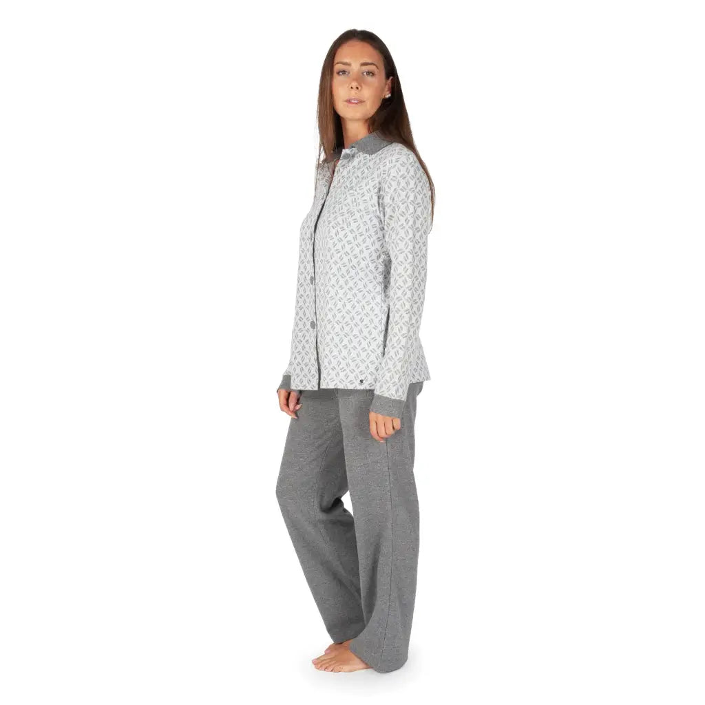 MARYPLAID - MARYHOME | Pigiama tuta casa donna aperto