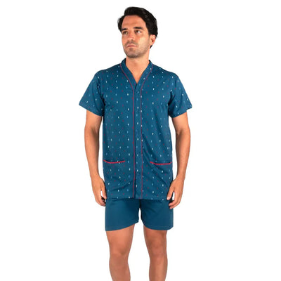 Pantaloni Bianchi Uomo Nottingham Pigiama Lungo Da Uomo Con