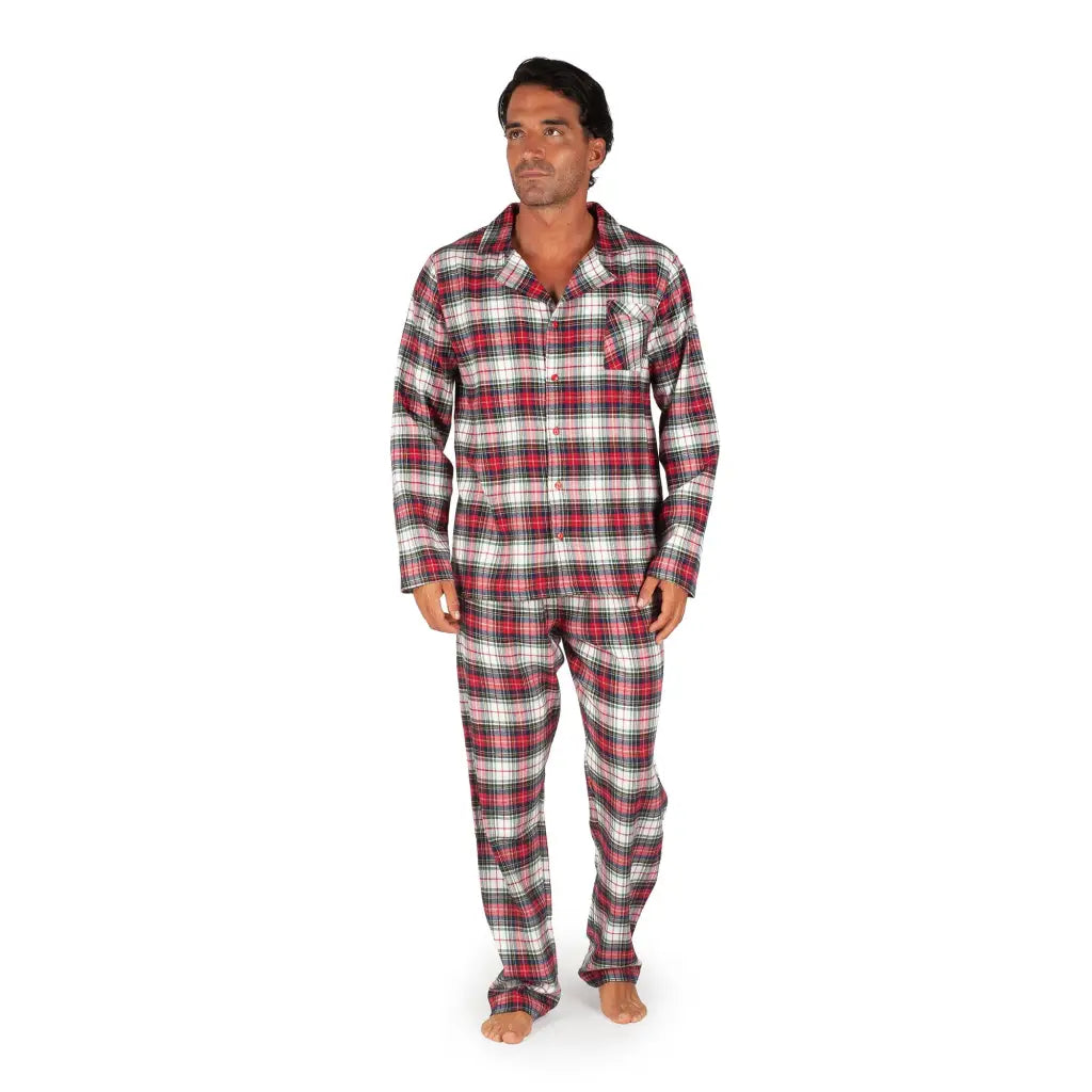 MARYPLAID - MARYHOME | Pigiama uomo aperto davanti