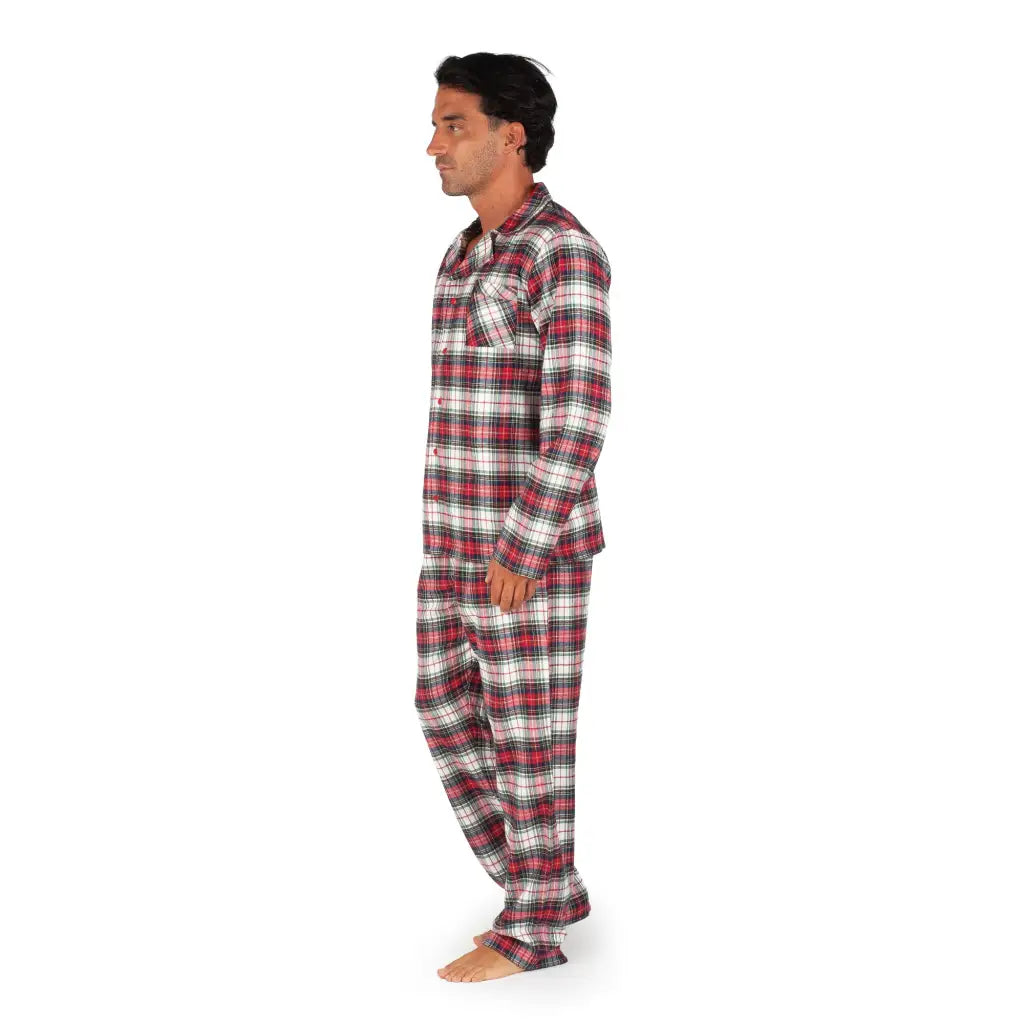 MARYPLAID - MARYHOME | Pigiama uomo aperto davanti