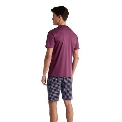CALIDA | Pigiama uomo corto con scollo a V Streamline