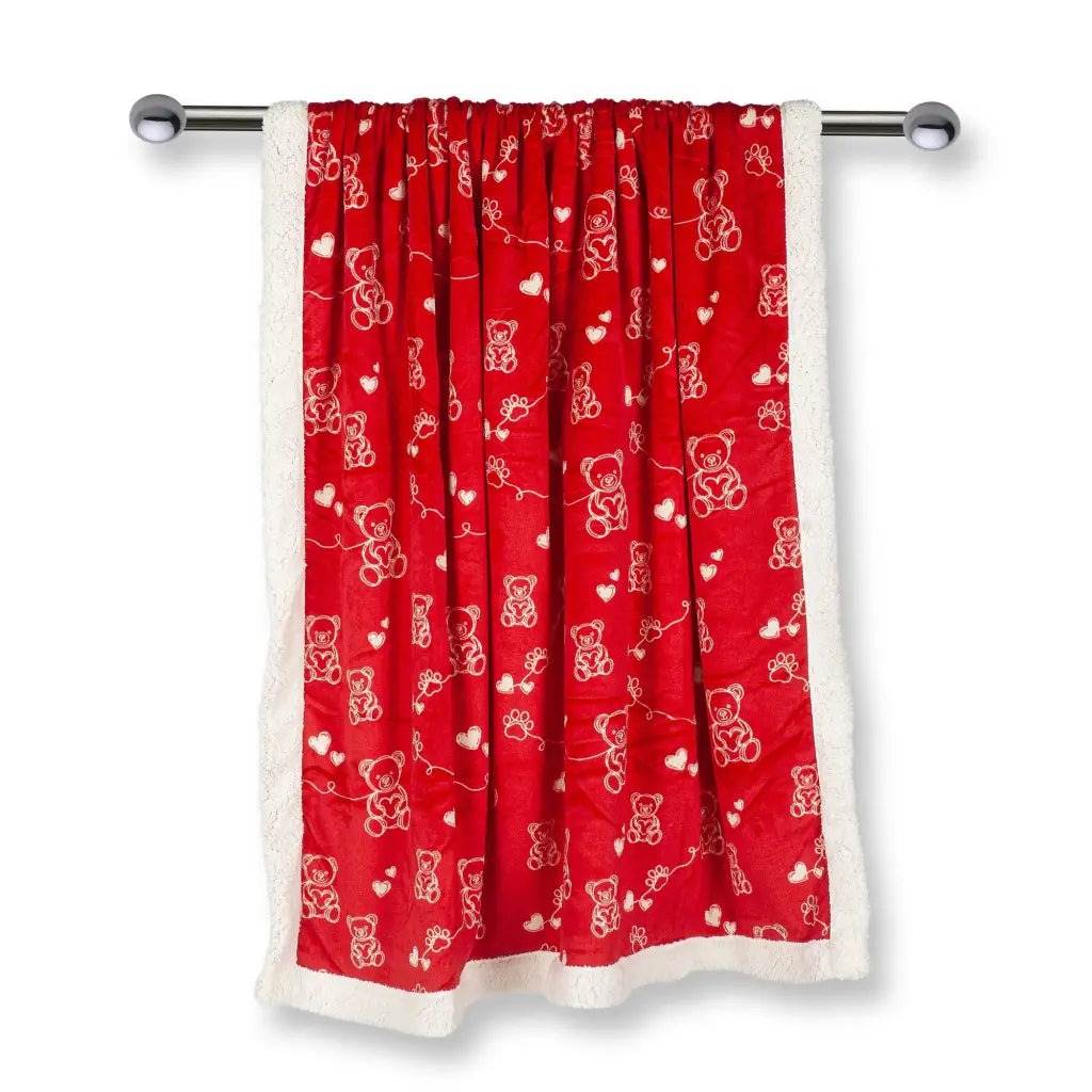 DAUNEX | Plaid in microfibra pellicciata Dreaming Bear