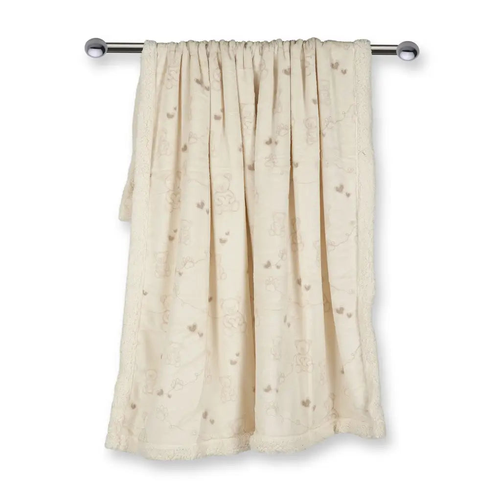 DAUNEX | Plaid in microfibra pellicciata Dreaming Bear