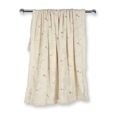 DAUNEX | Plaid in microfibra pellicciata Dreaming Bear