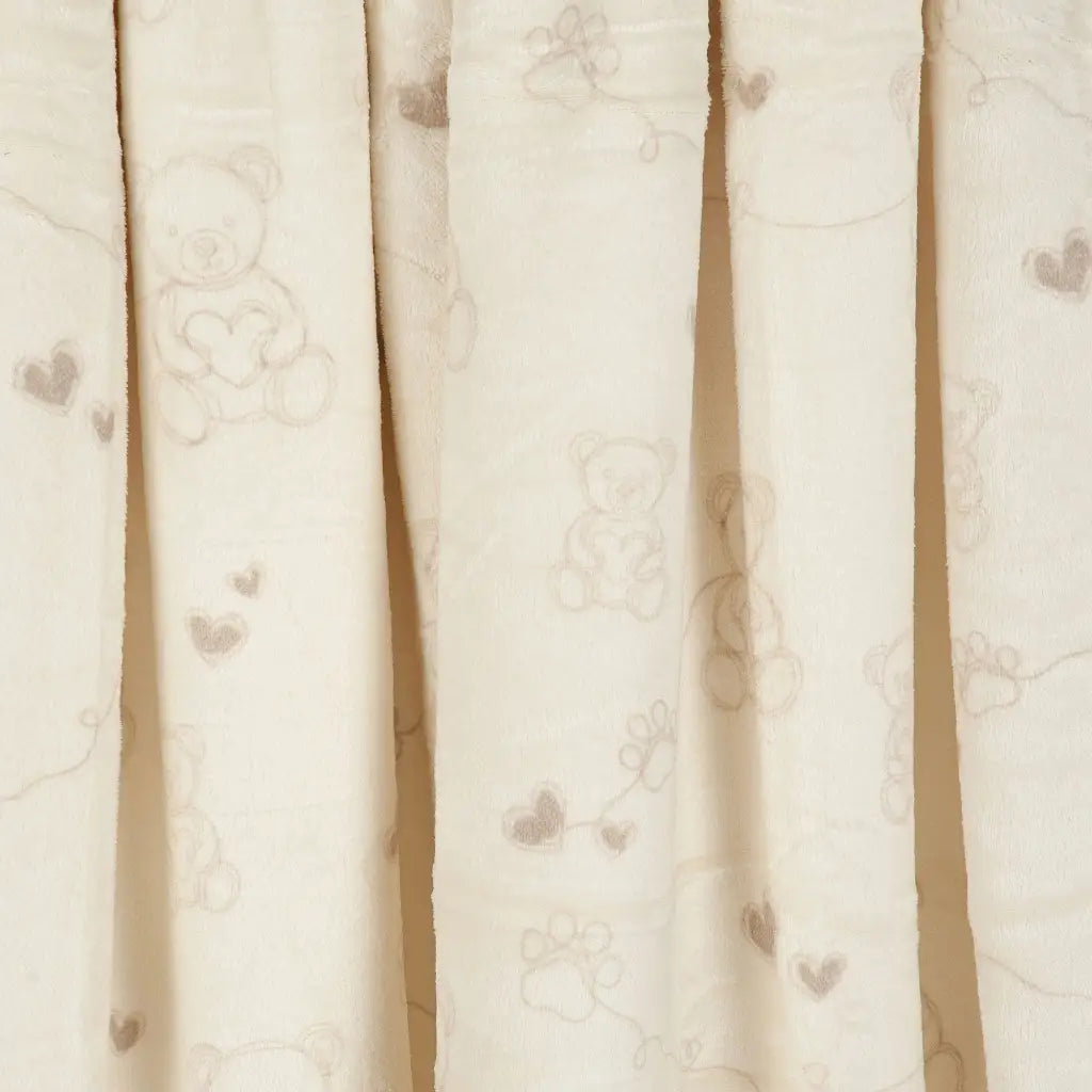 DAUNEX | Plaid in microfibra pellicciata Dreaming Bear