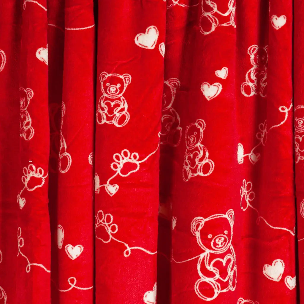 DAUNEX | Plaid in microfibra pellicciata Dreaming Bear