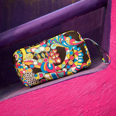 GIADAMARINA | Pochette con zip in fantasia Las Vegas