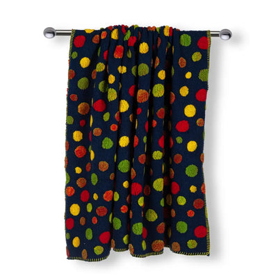 ZITA DEL FORTE | Pois plaid in Lana cotta con rifinitura