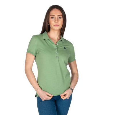 U.S. POLO ASSN. | Polo donna a mezza manica in cotone