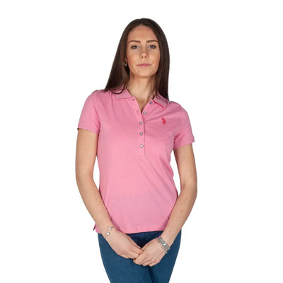 U.S. POLO ASSN. | Polo donna a mezza manica in cotone