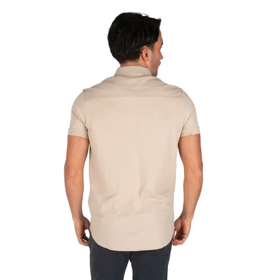 U.S. POLO ASSN. | Polo uomo a mezza manica aperta davanti