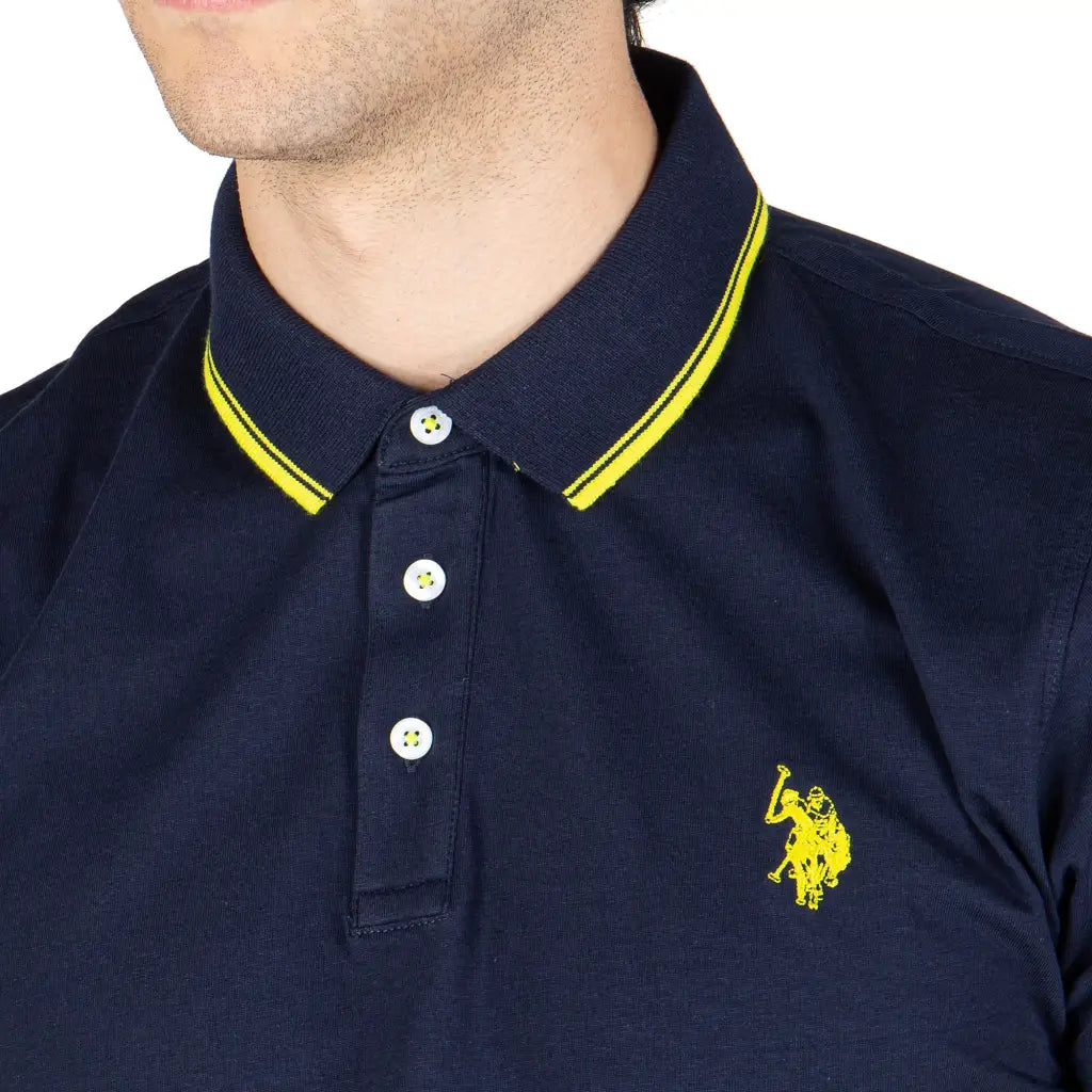 Polo polo uomo a mezza manica in cotone leggero barr