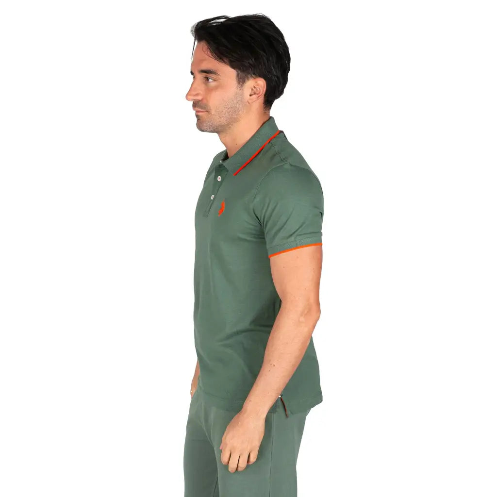 U.S. POLO ASSN. | Polo uomo mezza manica in jersey