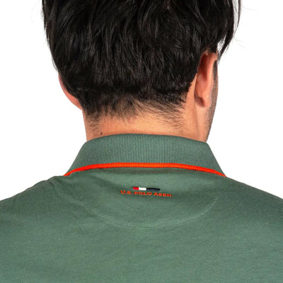 U.S. POLO ASSN. | Polo uomo mezza manica in jersey