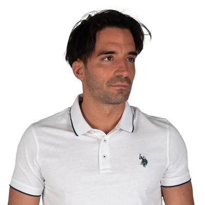 U.S. POLO ASSN. | Polo uomo mezza manica in jersey