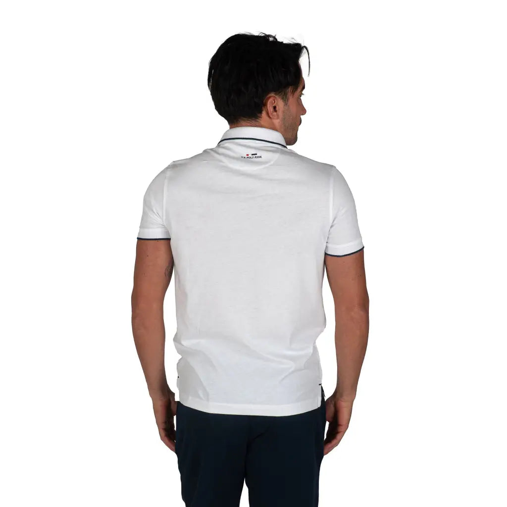 U.S. POLO ASSN. | Polo uomo mezza manica in jersey