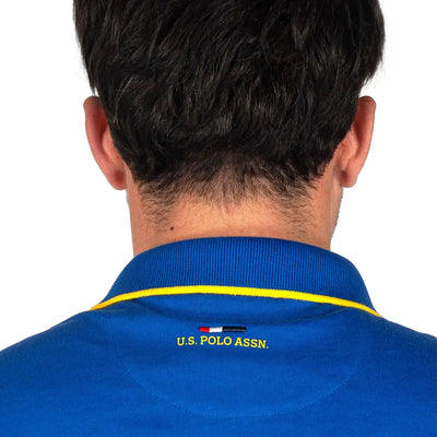 U.S. POLO ASSN. | Polo uomo mezza manica in jersey