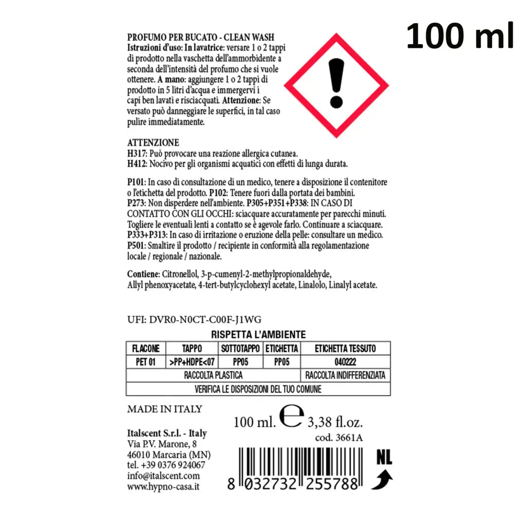 HYPNO CASA | Profumatore concentrato per lavatrice