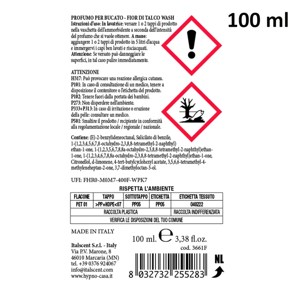 HYPNO CASA | Profumatore concentrato per lavatrice