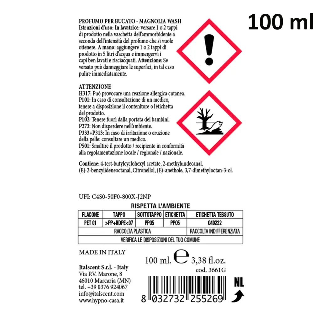 HYPNO CASA | Profumatore concentrato per lavatrice